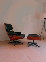 Fauteuil lounge Eames XL et ottoman Vitra Palissandre Original