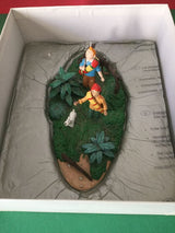 Tintin, Milou et Zorrino dans la jungle - Le temple du soleil