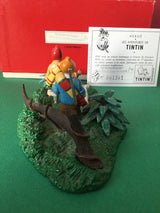 Tintin, Milou et Zorrino dans la jungle - Le temple du soleil