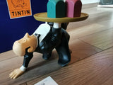 Statuette Tintin Moulinsart originale Nestor Plateau