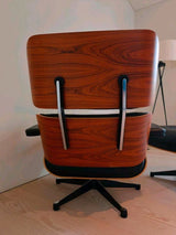 Fauteuil lounge Eames XL et ottoman Vitra Palissandre Original