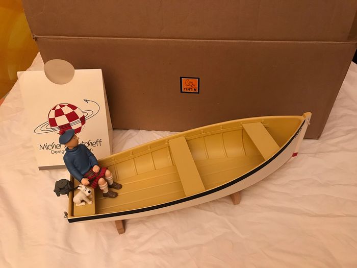Statuette Aroutcheff - La barque "L'ile Noire" 1er Version.