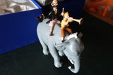 Statuette Moulinsart - Les cigares du Pharaon - Tintin et L'éléphan