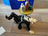 Statuette Tintin Moulinsart originale Nestor Plateau