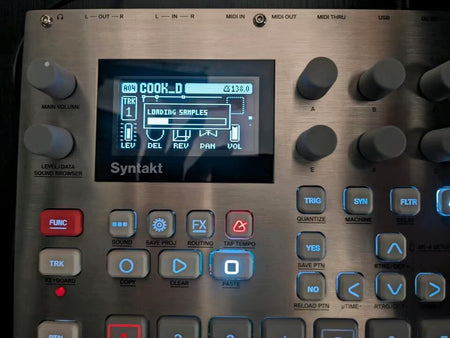 Elektron Syntakt + Decksaver + Étui de transport + Packs de sons