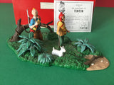 Tintin, Milou et Zorrino dans la jungle - Le temple du soleil