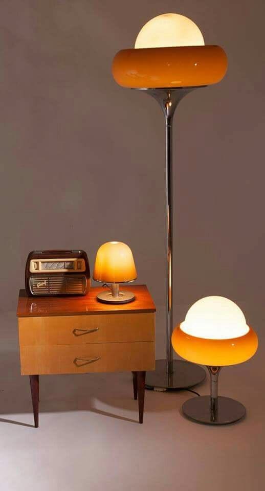 Collection décoration vintage - lampes, tableaux, miroirs et horloges des années 60-70