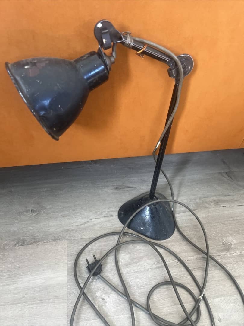 Ancienne Lampe D’atelier Industrielle Vintage