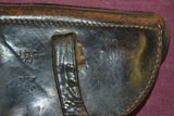 étui de P08 allemand seconde guerre 1940 officier marquages JHG 41 jus