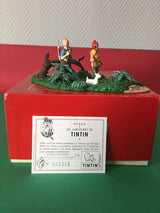 Tintin, Milou et Zorrino dans la jungle - Le temple du soleil