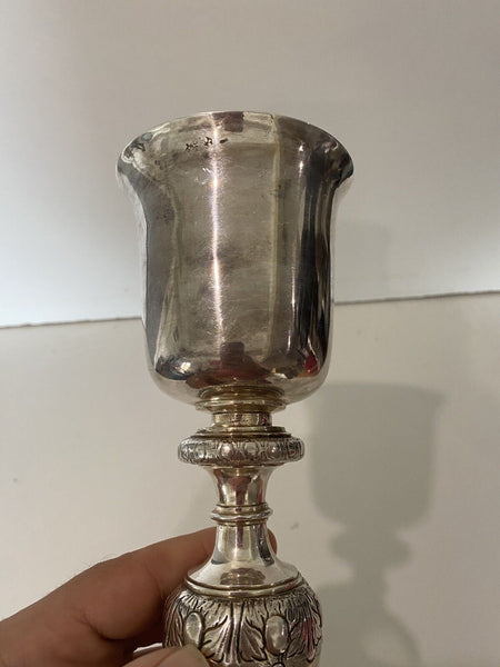 ANCIEN CALICE EN ARGENT MASSIF
