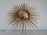 ANCIEN Grand MIROIR Soleil Mural