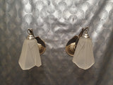 paire appliques lampe murale art deco
