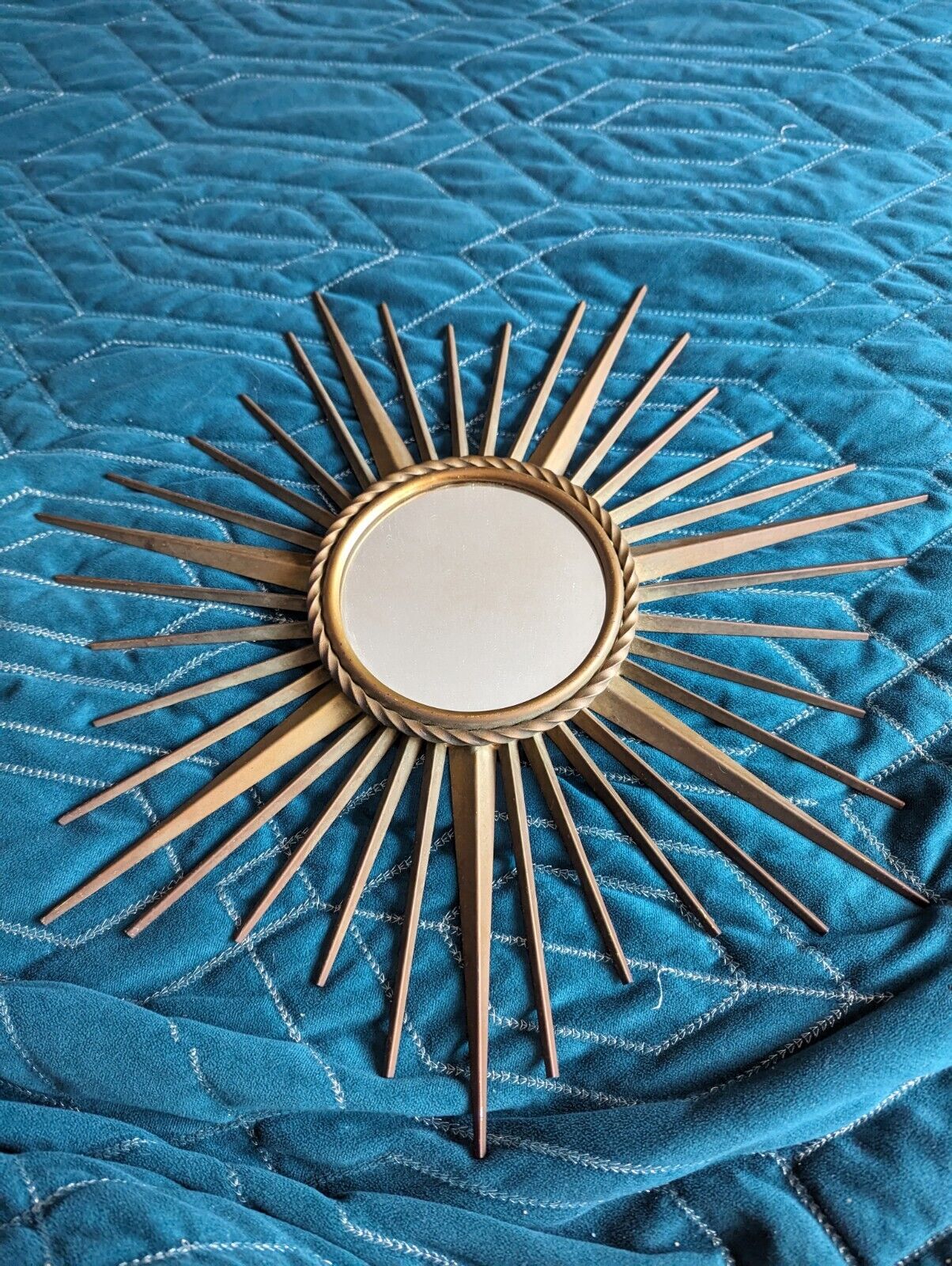 Ancien Miroir Soleil Chaty Vallauris annee 1950