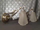 paire appliques lampe murale art deco
