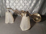 paire appliques lampe murale art deco