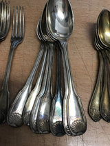 lot de couvert en argent massif poinçon minerve 1er 936 grammes