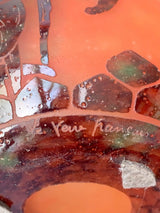 Vase pâte de verre Art Déco