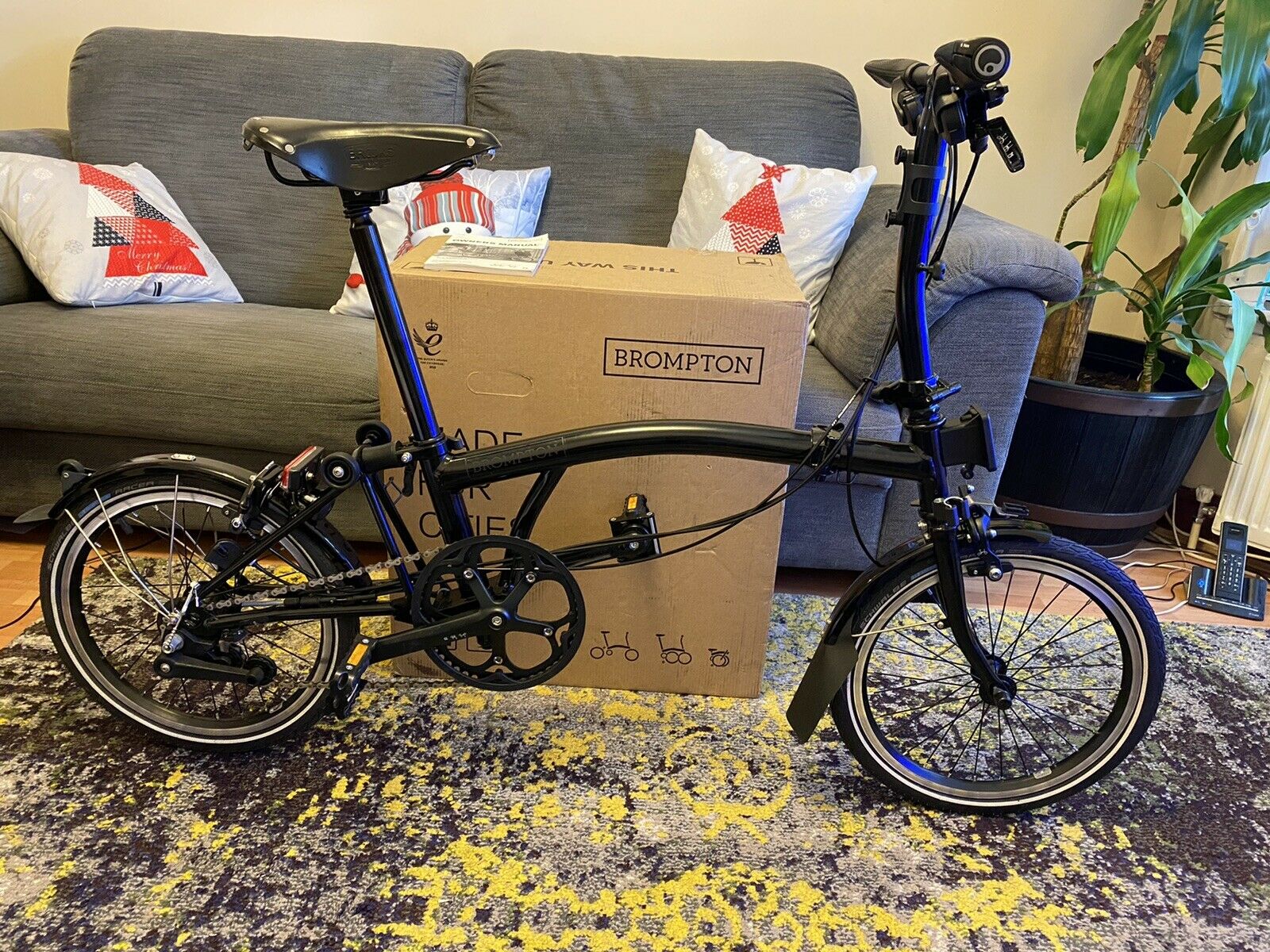 Vélo Pliant Brompton Noir