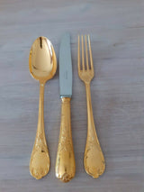 Ménagère CHRISTOFLE MARLY DOREE