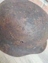 Casque allemand camouflé