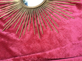 RARE GRAND MIROIR SOLEIL OEIL