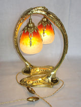 paire de Lampes en Bronze Art Déco