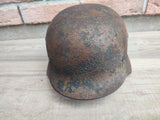 Casque allemand camouflé