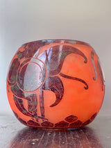 Vase pâte de verre Art Déco