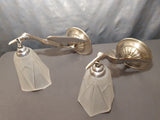 paire appliques lampe murale art deco