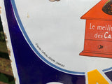 plaque émaillée double face "CAFEXQUI"