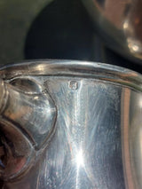 Argent Massif Têtard Frères Service Café 3 pièces Minerve Silber Silver