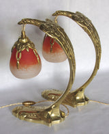 paire de Lampes en Bronze Art Déco