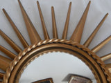 ANCIEN Grand MIROIR Soleil Mural