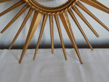ANCIEN Grand MIROIR Soleil Mural