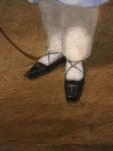 Tableau Peinture Cadre 19ème XIXème
