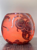 Vase pâte de verre Art Déco