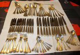 Ménagère Christofle modèle Malmaison 82 pièces en métal argenté Christofle