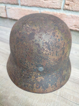 Casque allemand camouflé