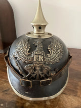 casque à pointe Pickelhaube De Pionnier Allemand 14 18