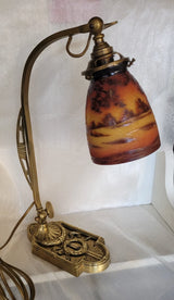 lampe ancienne en bronze