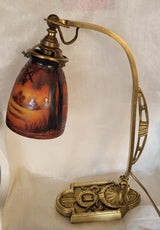 lampe ancienne en bronze