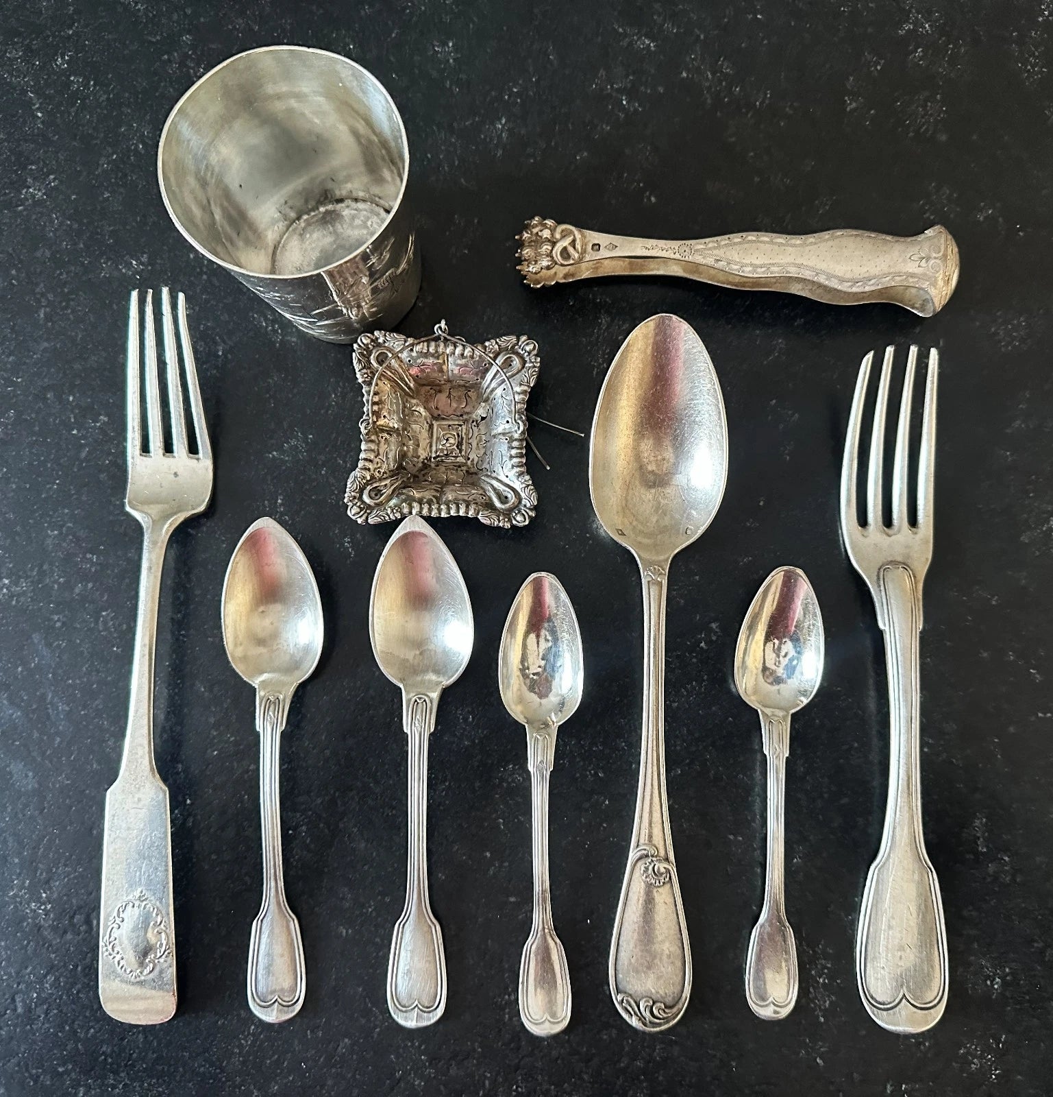 Lot (500grs) d'argent massif