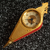 Horloge de table / horloge murale des années 60 calibre 229 / Jaeger-LeCoultre soufflet 8 jours