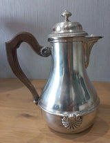 cafetiére en argent massif minerve