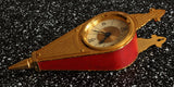 Horloge de table / horloge murale des années 60 calibre 229 / Jaeger-LeCoultre soufflet 8 jours