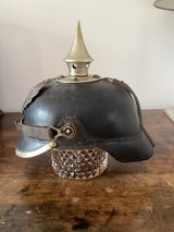 casque à pointe Pickelhaube De Pionnier Allemand 14 18