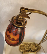 lampe ancienne en bronze
