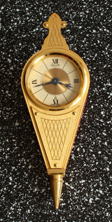 Horloge de table / horloge murale des années 60 calibre 229 / Jaeger-LeCoultre soufflet 8 jours