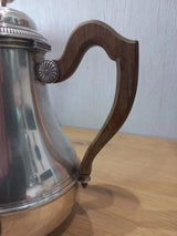 cafetiére en argent massif minerve